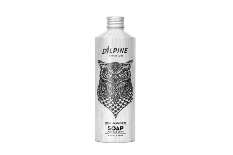 Alpine Provisions - 3 In One Soap - Body.Hair.Shave - Cedar + Sandalwood